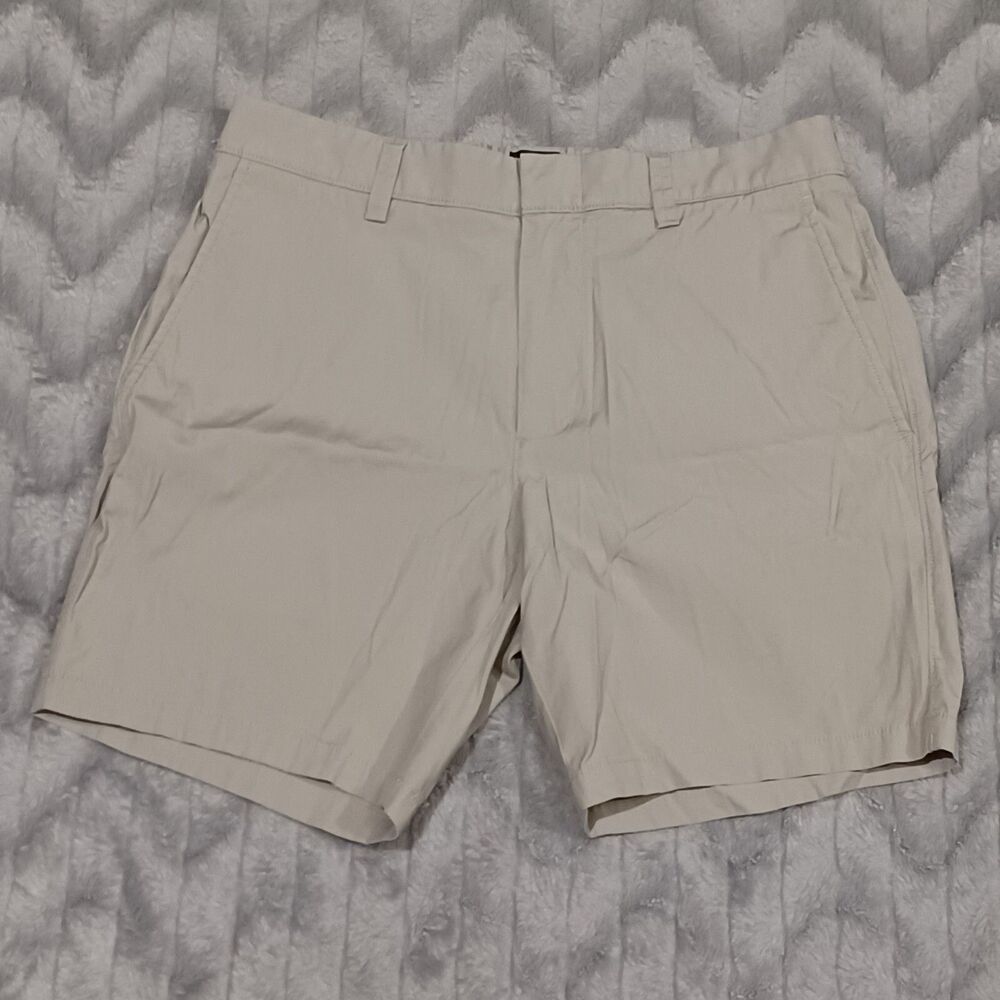 J Crew Womens Size 31 Tan Khaki Ludlow Slim Elastic Waist Chino Shorts